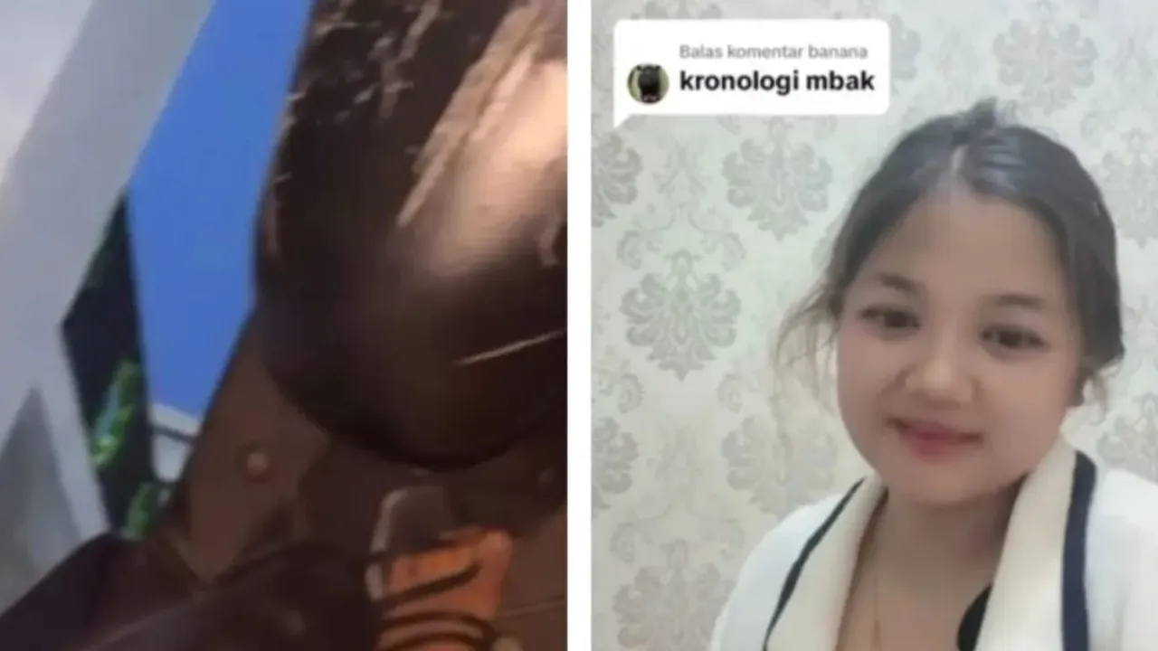 Alih-alih Bangun, Cewek Ini Malah Bikin Video saat Jatuh dari Motor dan Masuk Got