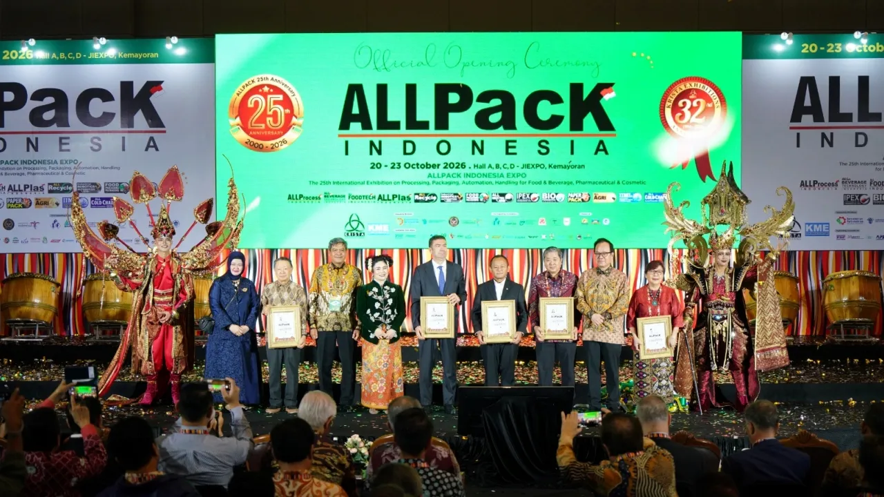 ALLPack Indonesia 2026 Resmi Dibuka, Hadirkan 1.600 Peserta dari 42 Negara dan Puluhan Agenda Bisnis