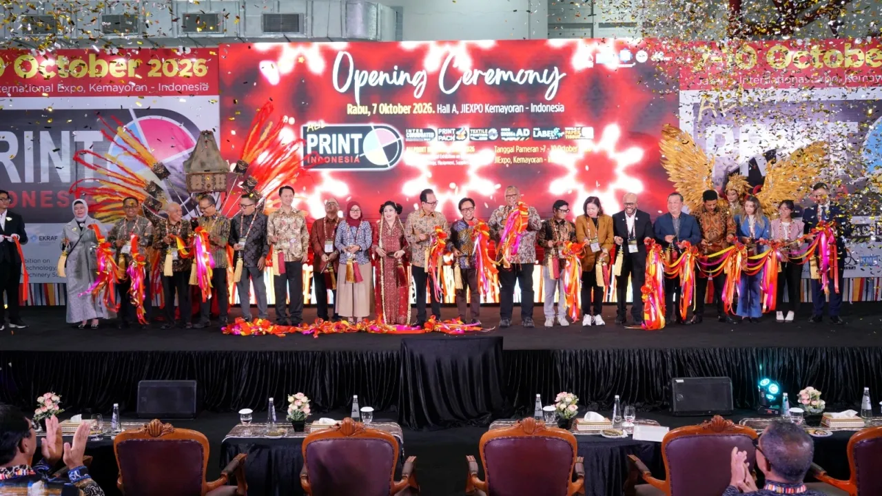 ALLPrint Indonesia 2026 Resmi Dibuka, Hadirkan 400 Peserta dan Teknologi Percetakan dari 10+ Negara