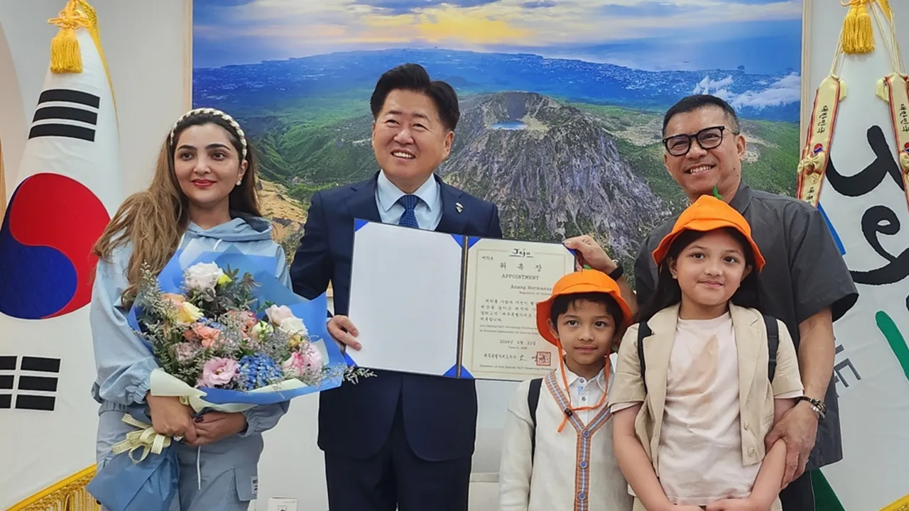 Anang Hermansyah Dipercaya Jadi Duta Pulau Jeju Korea Selatan Anang Hermansyah Dipercaya Jadi Duta Pulau Jeju Korea Selatan