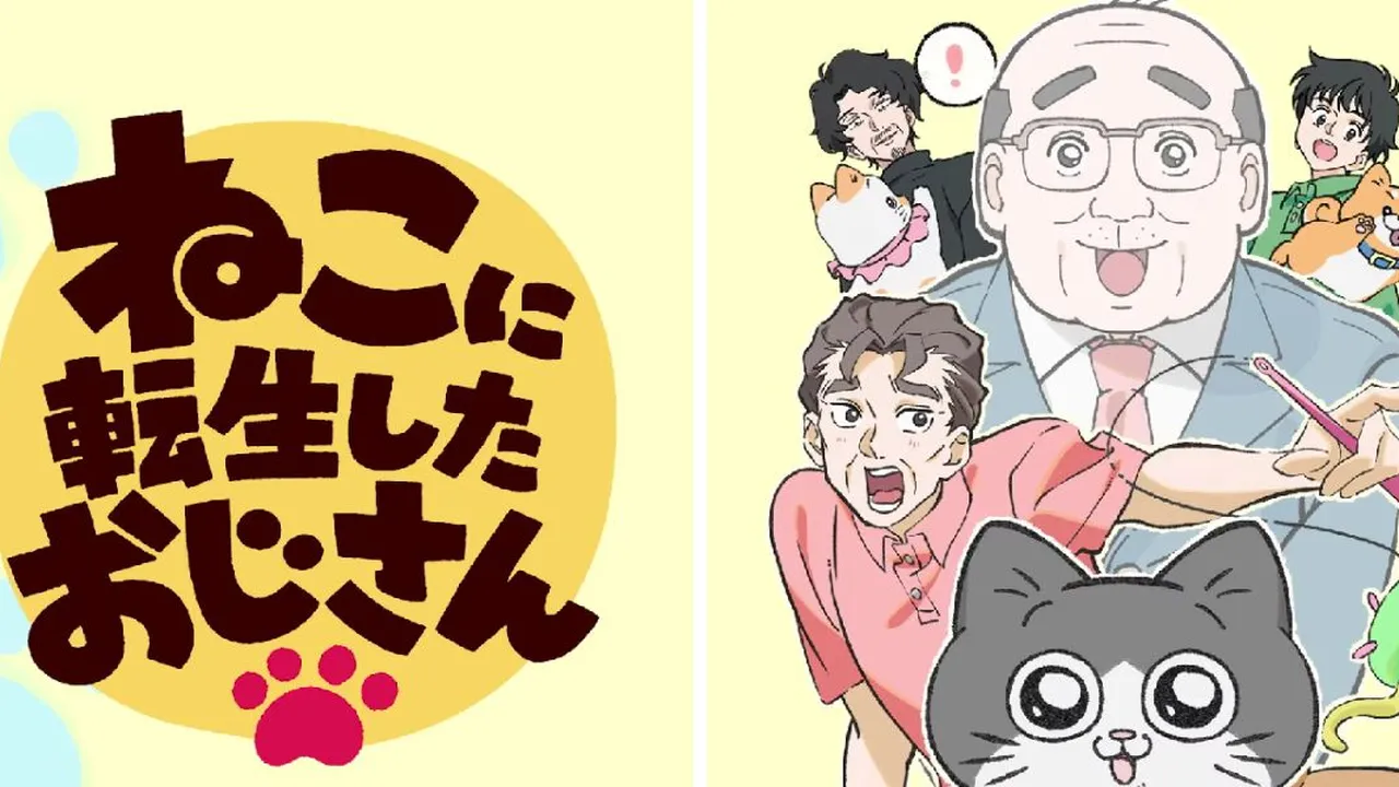Sinopsis Anime 'NEKO OJI: NEKO NI TENSEI SHITA OJISAN' - Ketika Seorang Ojisan Bereinkarnasi Menjadi Kucing