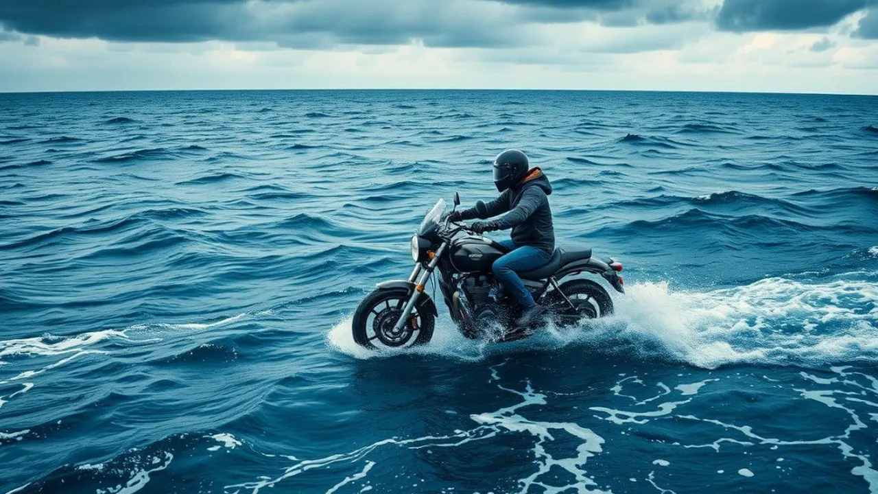 Apa Arti Mimpi Naik Motor di Laut: Makna dan Tafsir Lengkap