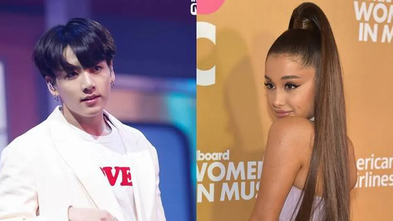 Ariana Grande Jadikan Selfienya Dengan Jungkook BTS Sebagai Lockscreen HP