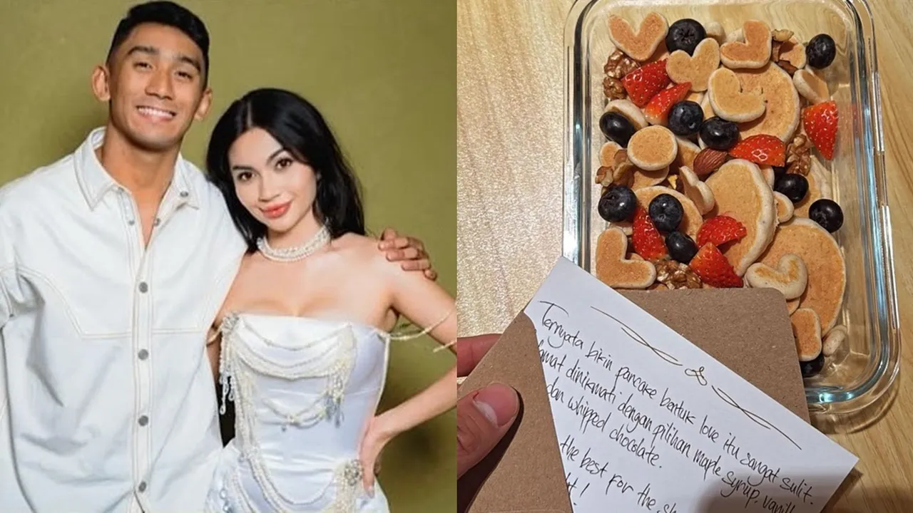 Ariel Tatum dan Daffa Wardhana Dikabarkan Pacaran, Dapat Bunga saat Valentine - Buatkan Pancake Bentuk Love