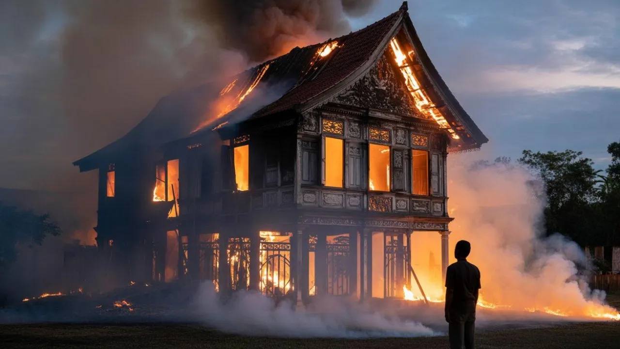 Arti dari Mimpi Rumah Kebakaran: Tafsir Psikologi, Spiritual, dan Primbon Jawa
