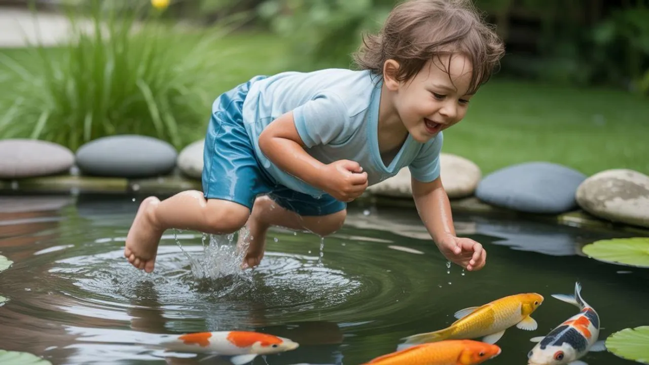 Arti Mimpi Anak Kecebur Kolam Ikan: Makna dan Pesan Penting