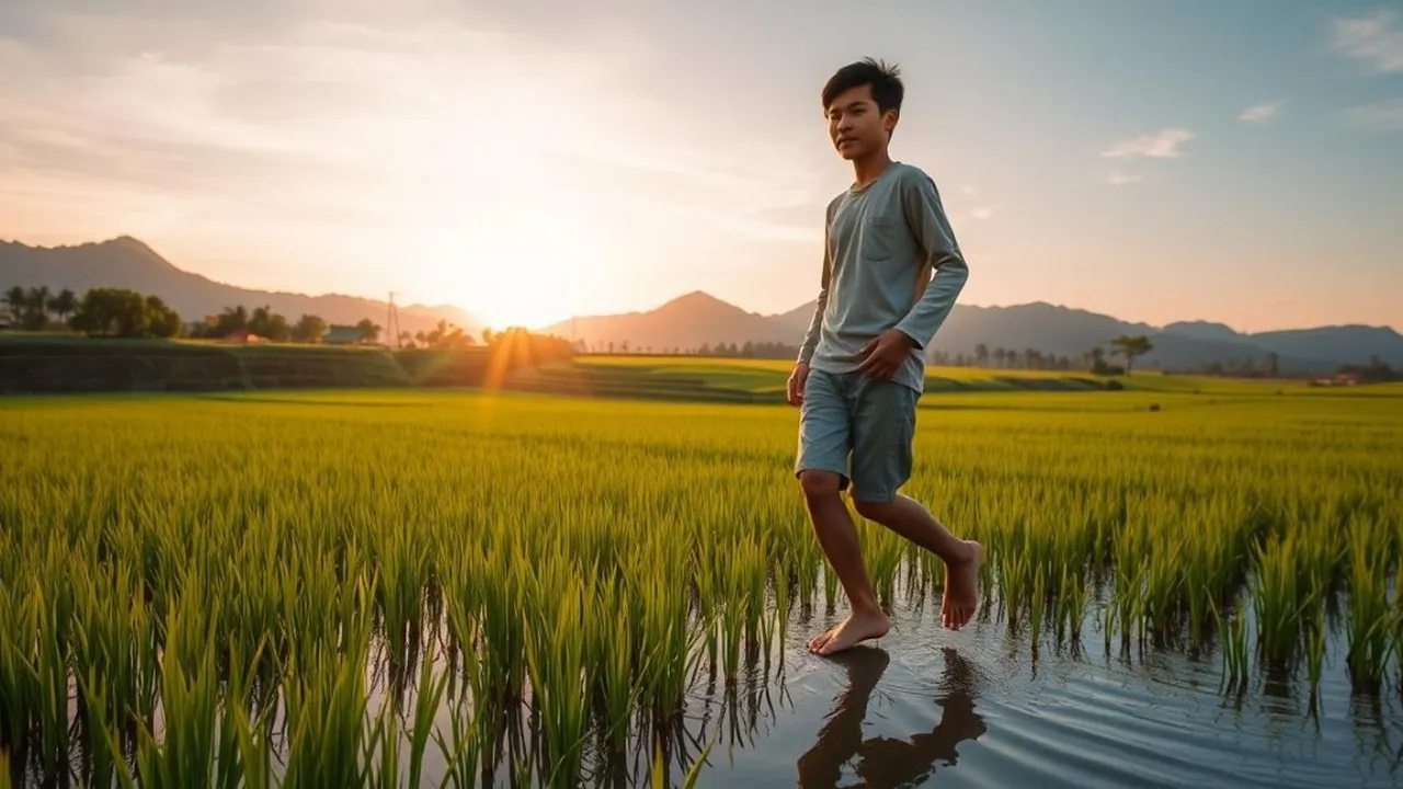 Arti Mimpi Berjalan di Tengah Sawah: Makna dan Tafsir Lengkap