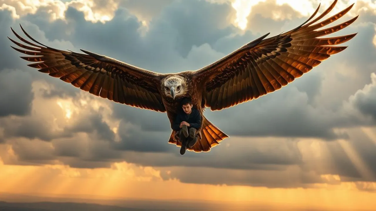 Arti Mimpi Dibawa Terbang Burung Elang: Makna Spiritual dan Psikologis