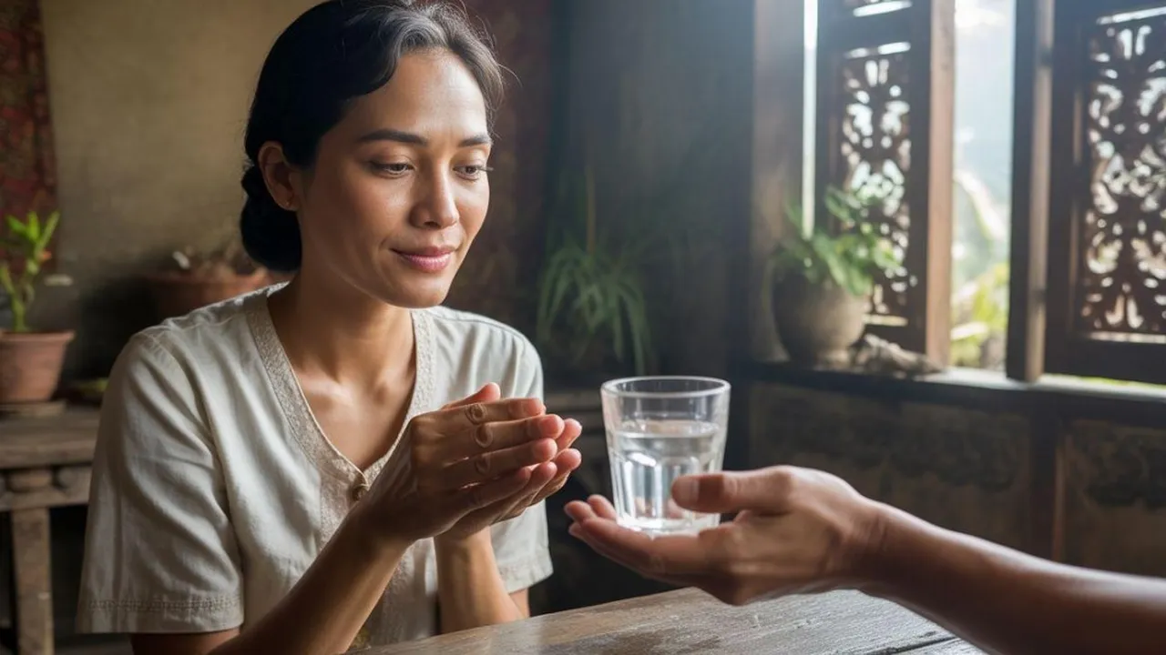 Arti Mimpi Diberi Air Putih Menurut Psikologi, Spiritual, dan Primbon Jawa Lengkap