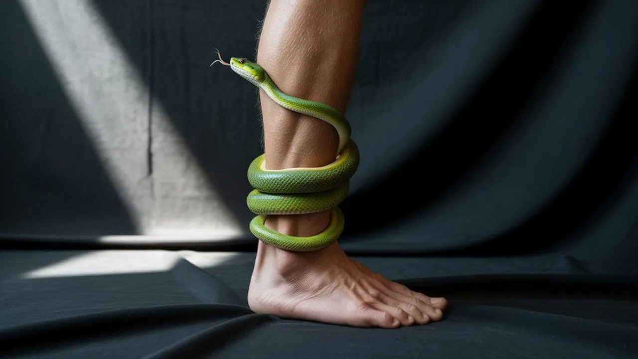 Arti Mimpi Dililit Ular di Kaki Kanan: Pertanda Baik atau Buruk?