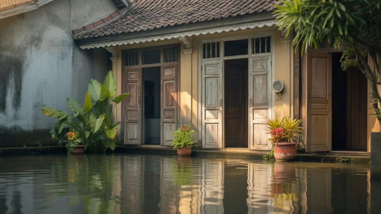 Arti Mimpi Halaman Rumah Tergenang Air Menurut Psikologi, Islam, dan Primbon Jawa