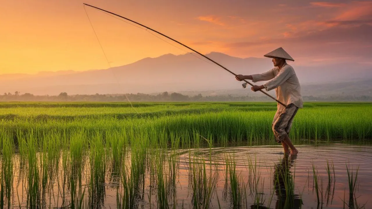 Arti Mimpi Mancing Ikan di Sawah: Pertanda Keberuntungan dan Rezeki