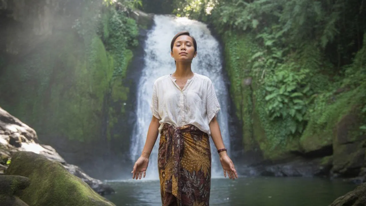 Arti Mimpi Mandi di Air Terjun: 7 Tafsir Lengkap dari Psikologi hingga Primbon Jawa