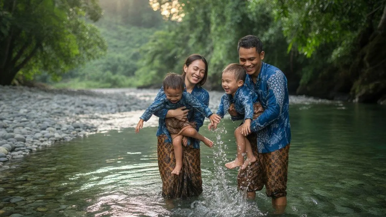 Arti Mimpi Mandi di Sungai Bersama Keluarga: Makna Mendalam dan Pertanda Baik