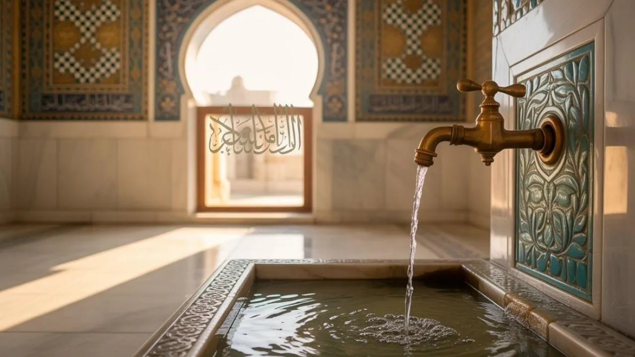 Arti Mimpi Mandi di Tempat Wudhu Masjid: Makna dan Tafsir Lengkap