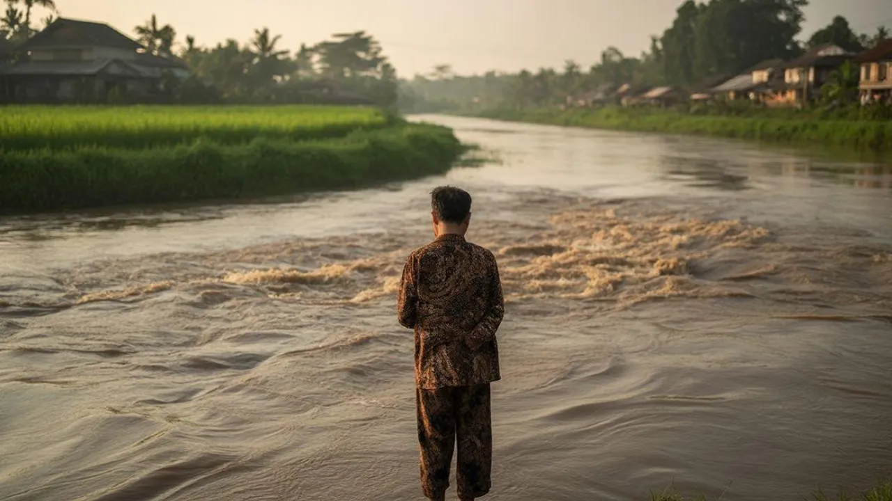 Arti Mimpi Melihat Air Sungai yang Keruh: Tafsir Psikologi, Spiritual, dan Primbon Jawa