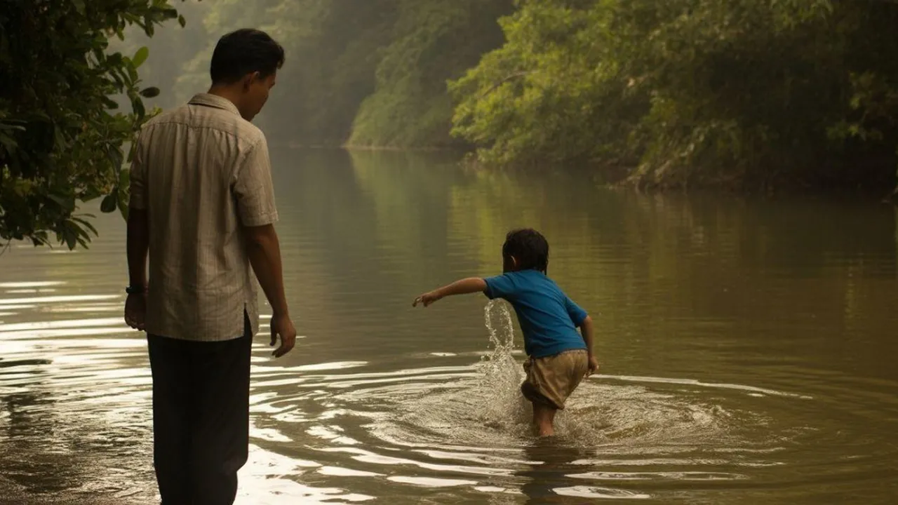 Arti Mimpi Melihat Anak Berenang di Air Keruh: Panduan Lengkap Tafsir dan Maknanya