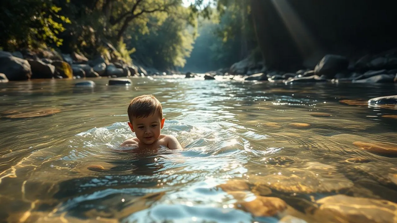 Arti Mimpi Melihat Anak Mandi di Sungai: Makna dan Simbolisme Spiritual