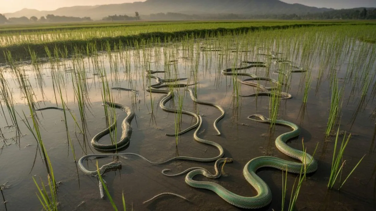 Arti Mimpi Melihat Banyak Ular di Sawah: Tafsir Lengkap dan Maknanya