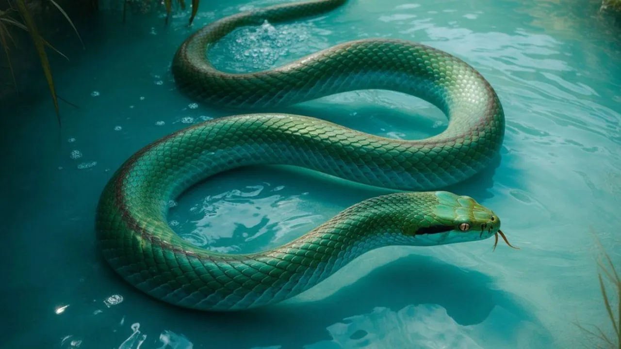 Arti Mimpi Melihat Ular Berenang di Air: Makna dan Tafsir Lengkap