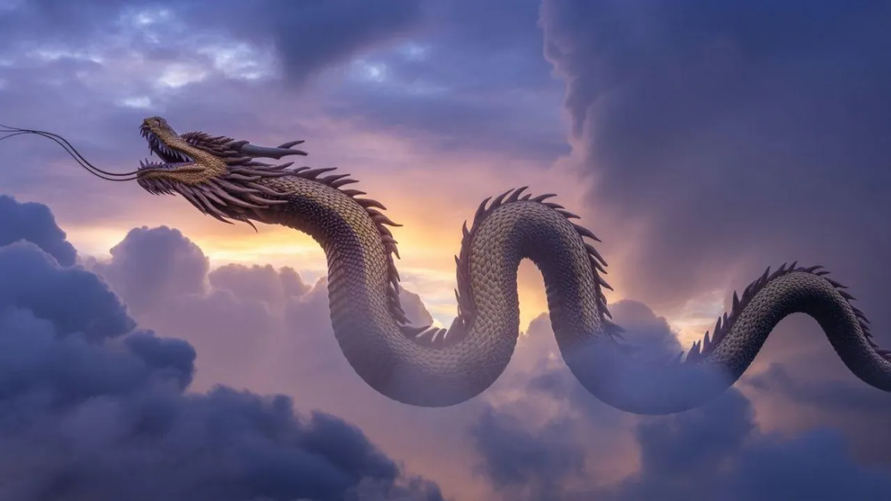Arti Mimpi Melihat Ular Naga di Langit: Makna Spiritual dan Psikologis