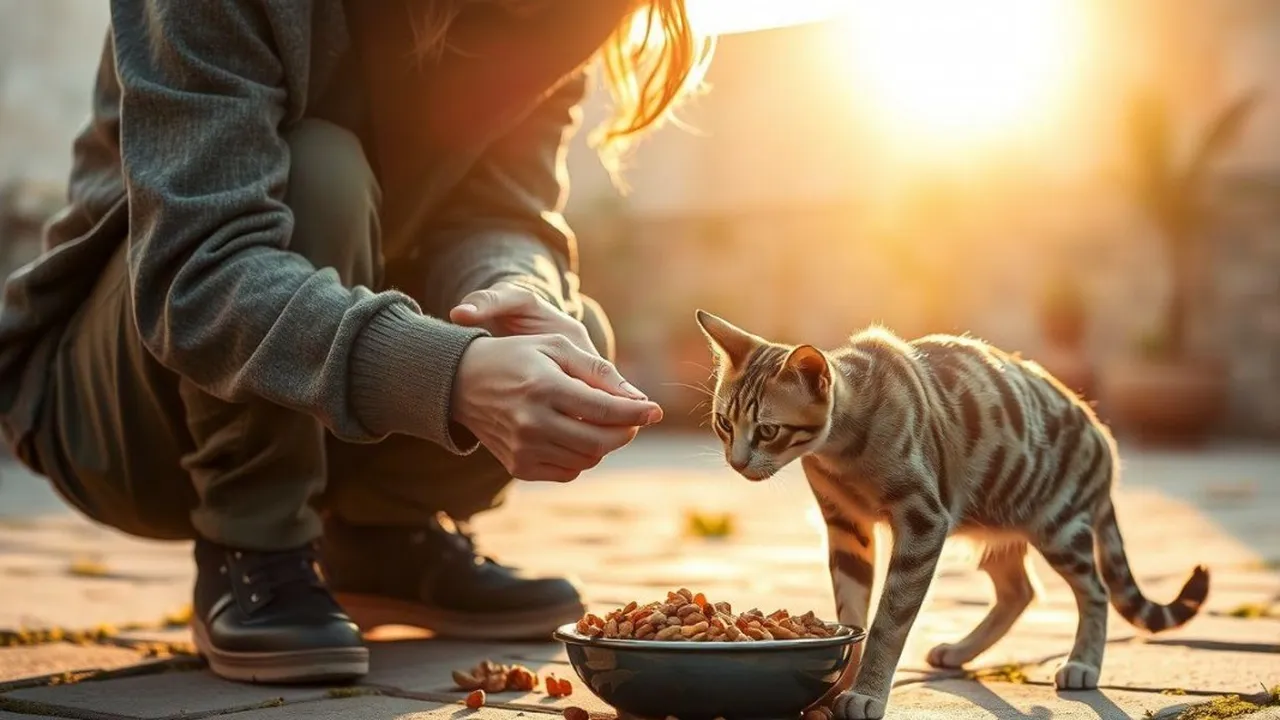 Arti Mimpi Memberi Makan Kucing Kelaparan: Makna dan Tafsir Lengkap