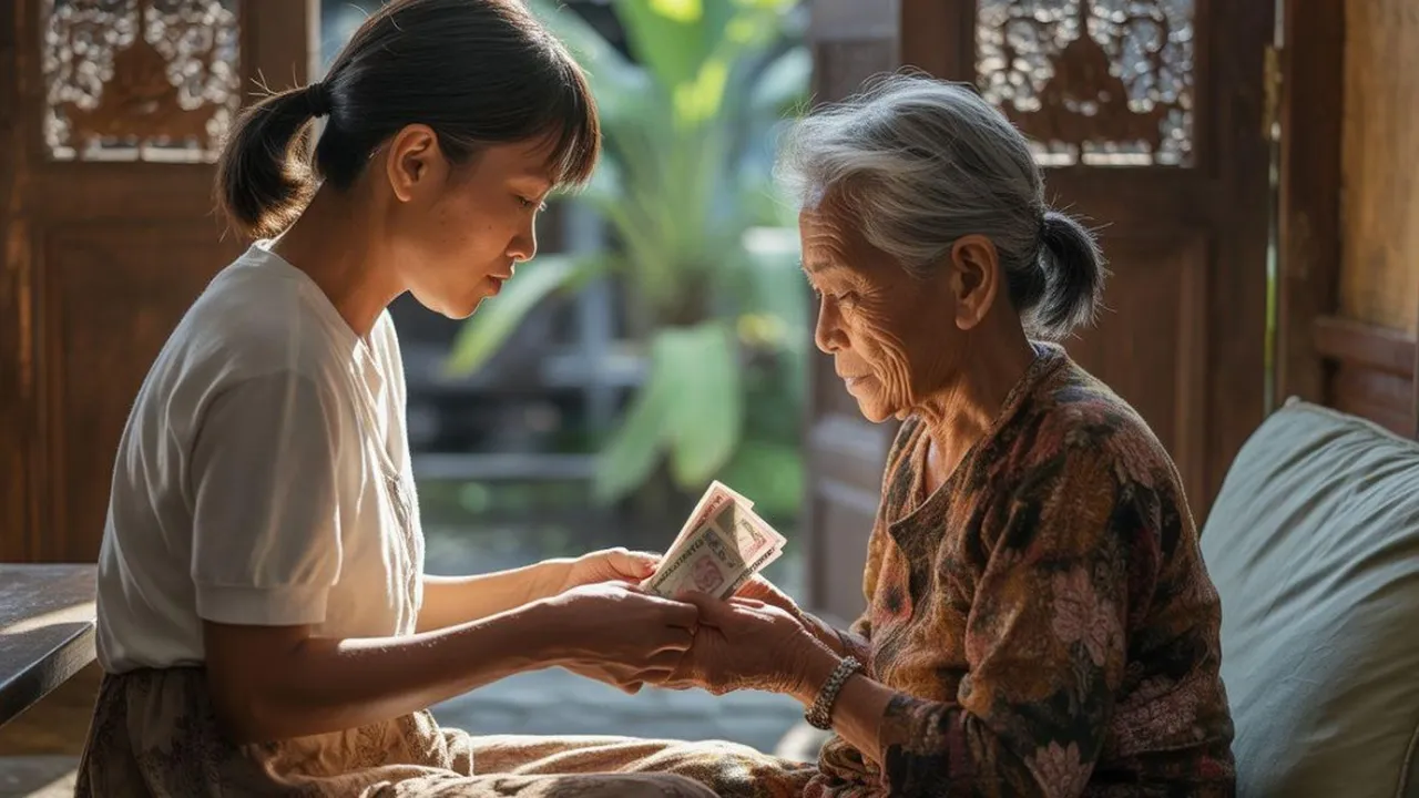 Arti Mimpi Memberi Uang ke Ibu Kandung: Makna dan Tafsir Lengkap