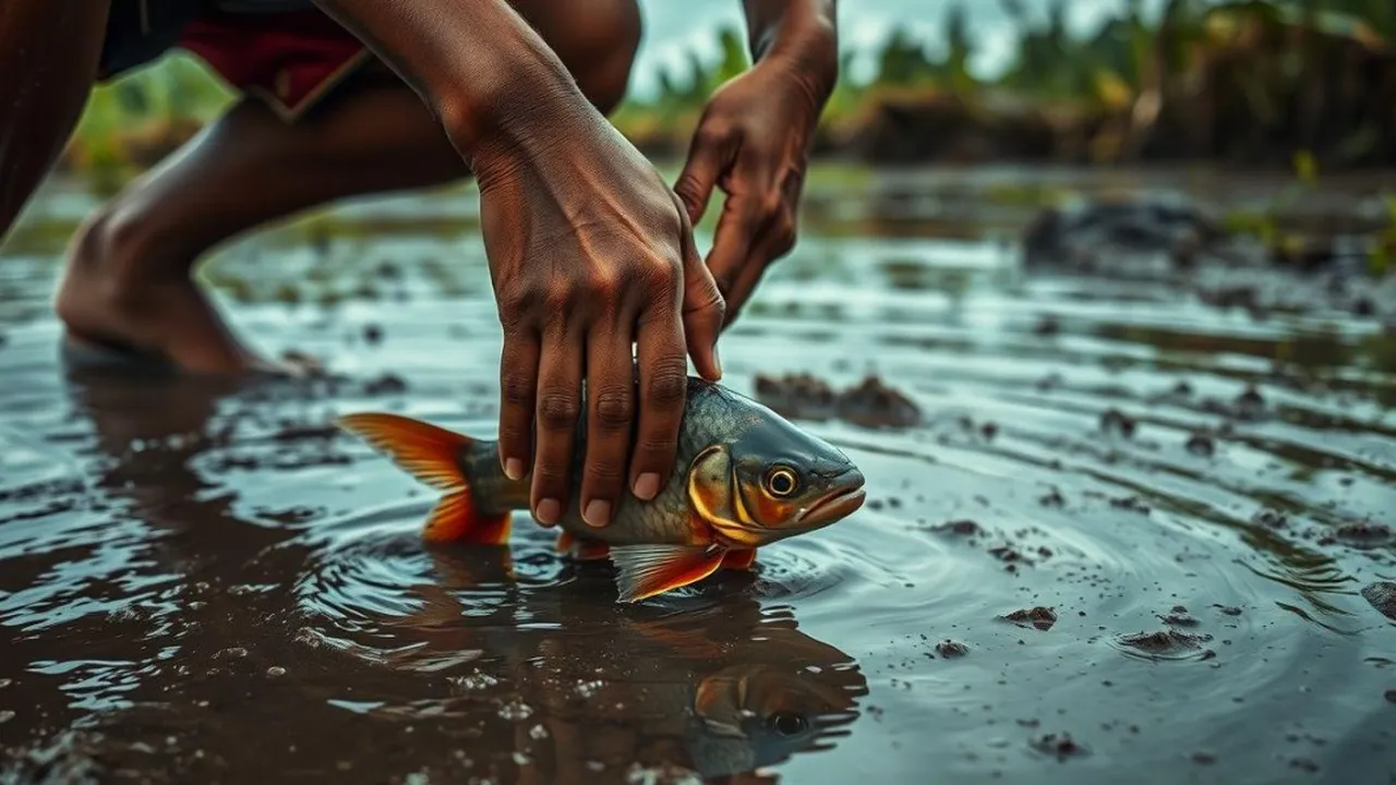 Arti Mimpi Menangkap Ikan Lele di Lumpur: Makna dan Tafsir Lengkap