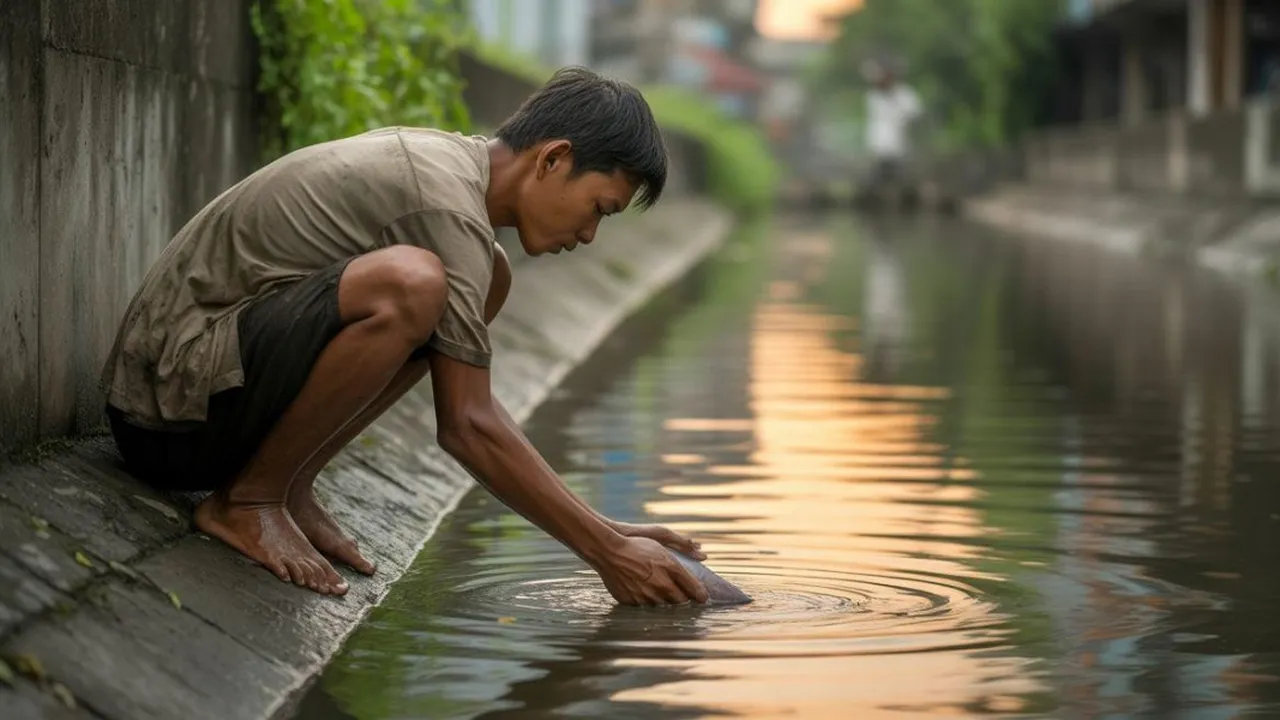 Arti Mimpi Menangkap Ikan di Selokan: Makna dan Tafsir Lengkap
