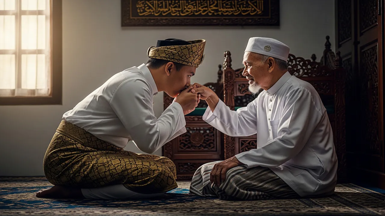 Arti Mimpi Mencium Tangan Ulama: Tafsir dan Makna Spiritual