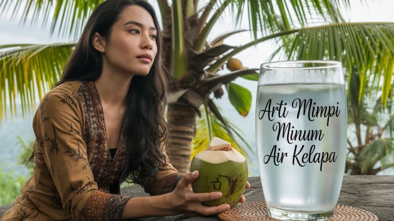 Arti Mimpi Minum Air Kelapa: Tafsir Spiritual, Psikologi, dan Primbon Jawa