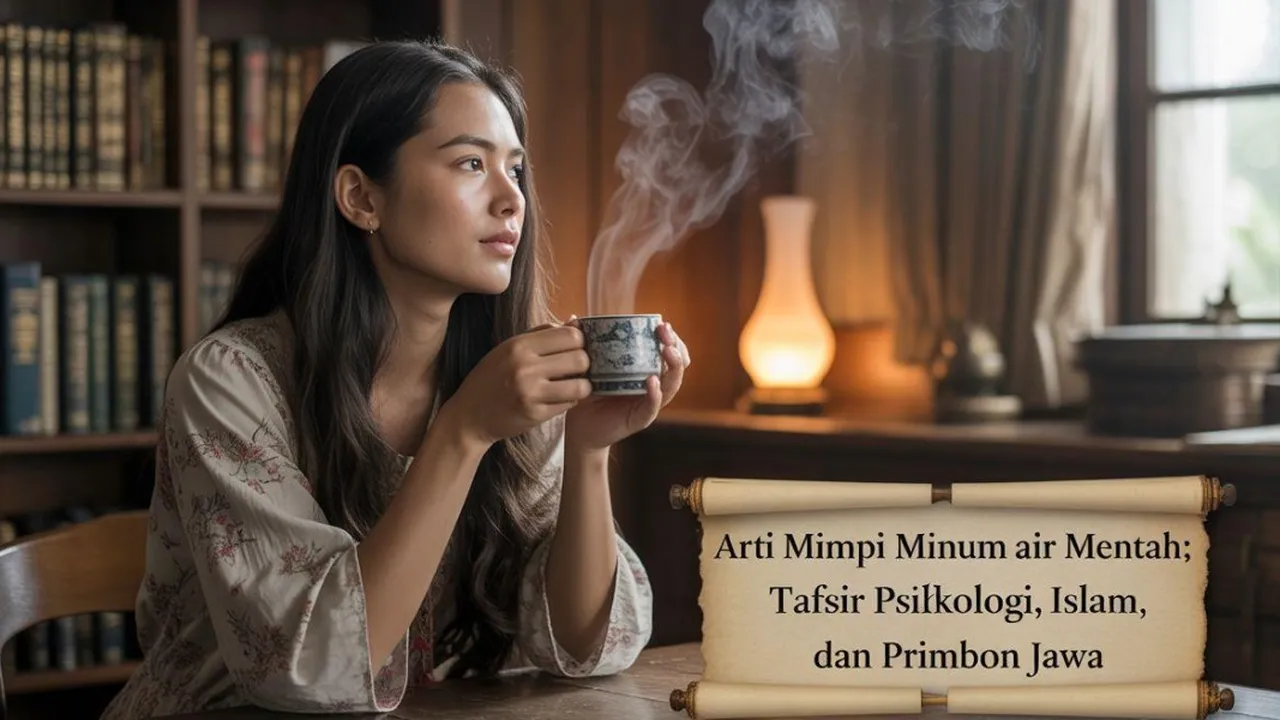 Arti Mimpi Minum Air Mentah: Tafsir Psikologi, Islam, dan Primbon Jawa
