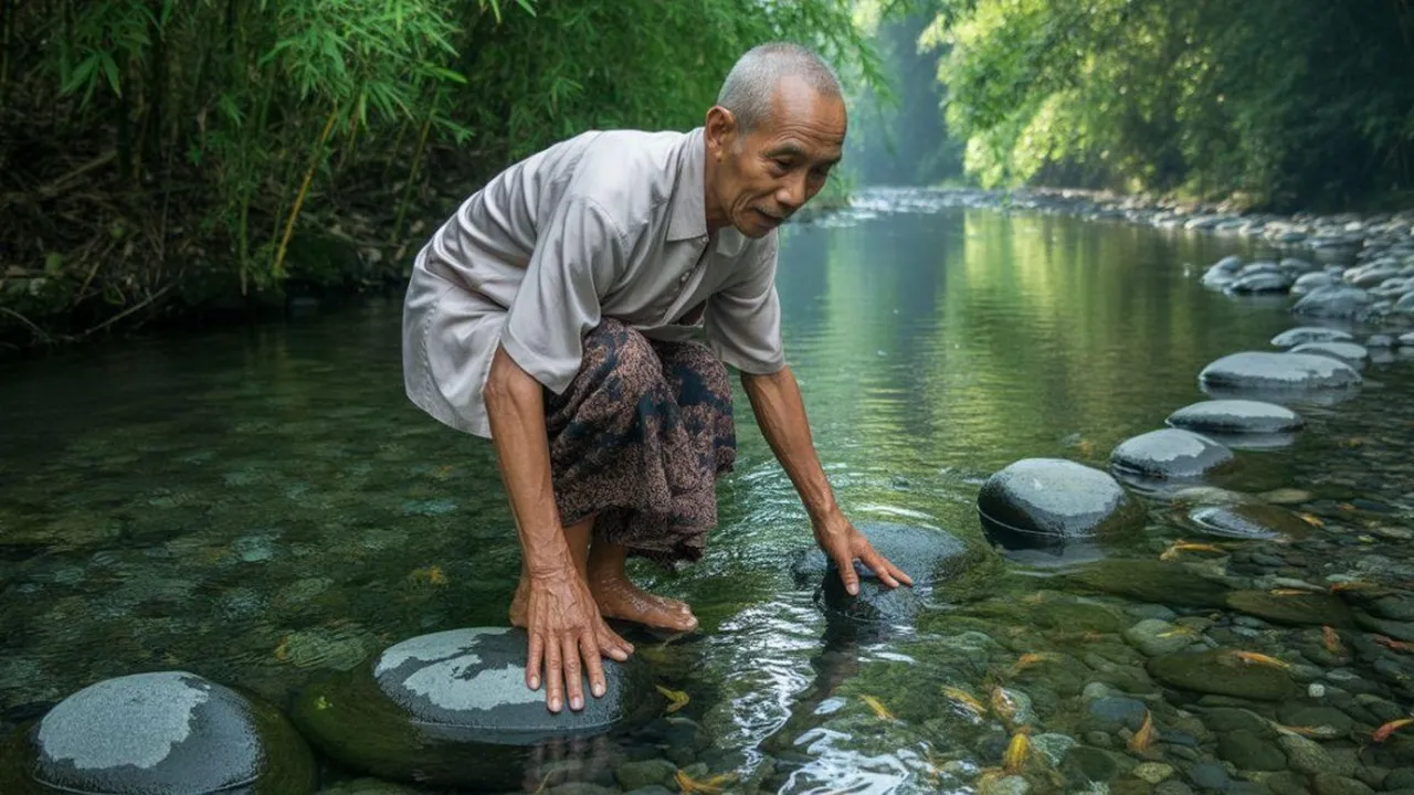 Arti Mimpi Nyebrang Sungai Air Jernih: Tafsir Psikologi, Spiritual, dan Islam