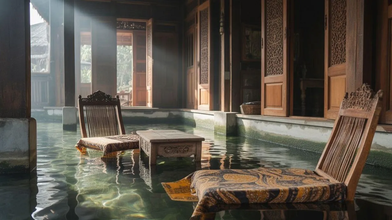 Arti Mimpi Rumah Banjir Air Bening: Tafsir Psikologi, Islam, dan Primbon Jawa
