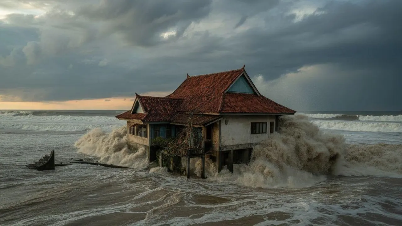 Arti Mimpi Rumah Kena Tsunami: Tafsir Lengkap dan Maknanya