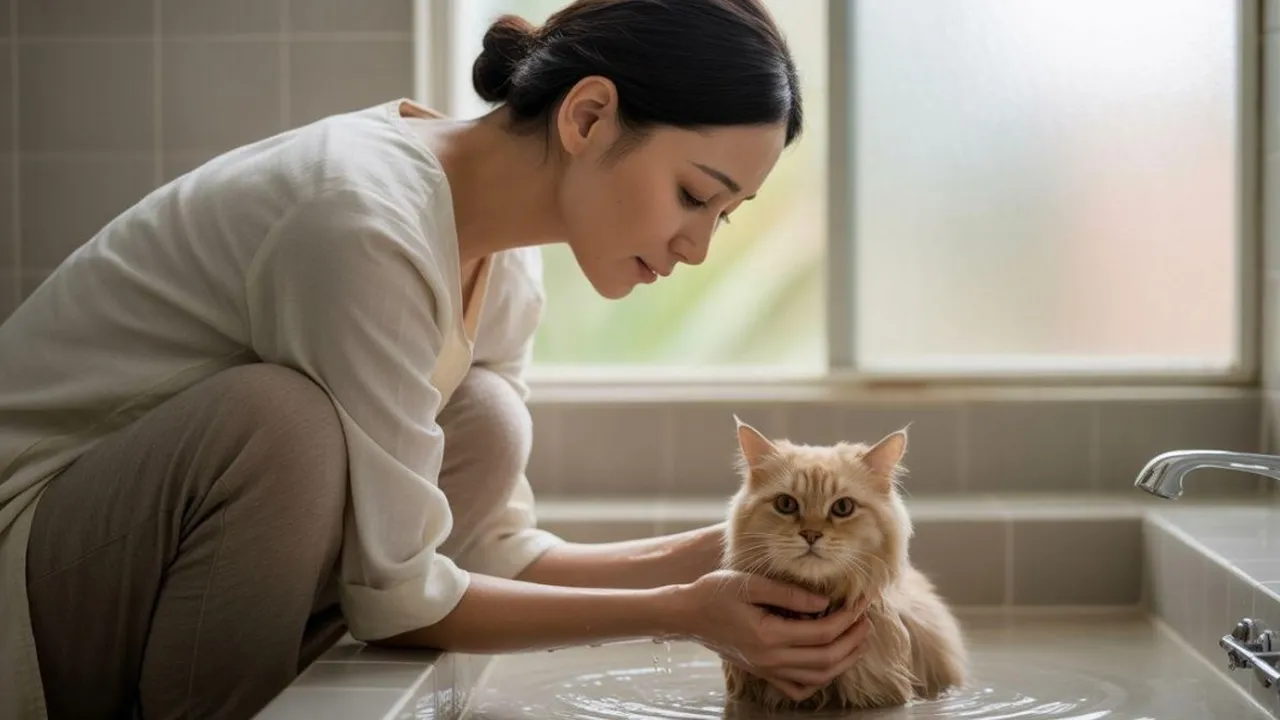 Arti Mimpi Sedang Memandikan Kucing: Makna dan Tafsir Lengkap