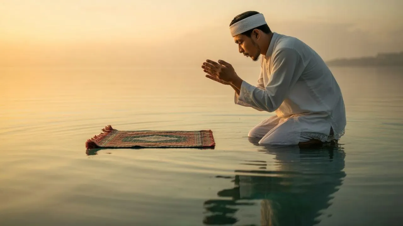 Arti Mimpi Sholat di Atas Air Menurut Islam, Tafsir Ulama, dan Maknanya