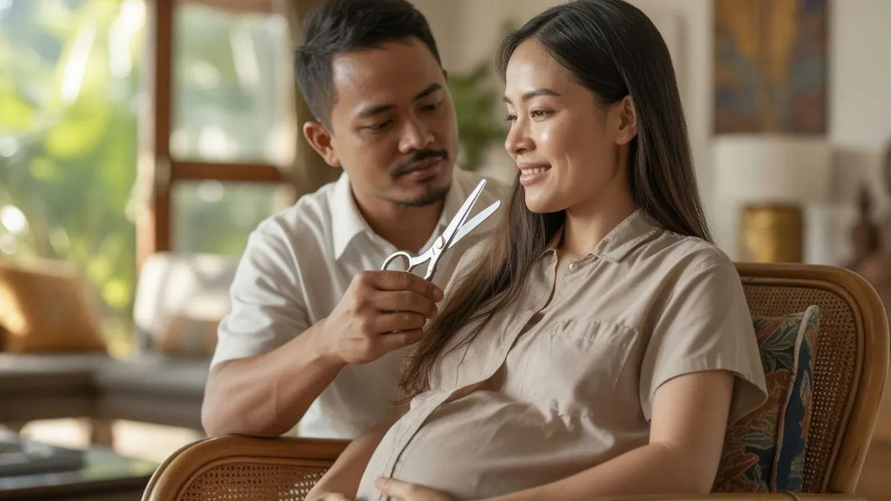 Arti Mimpi Suami Potong Rambut Saat Istri Hamil: Makna dan Tafsir Lengkap