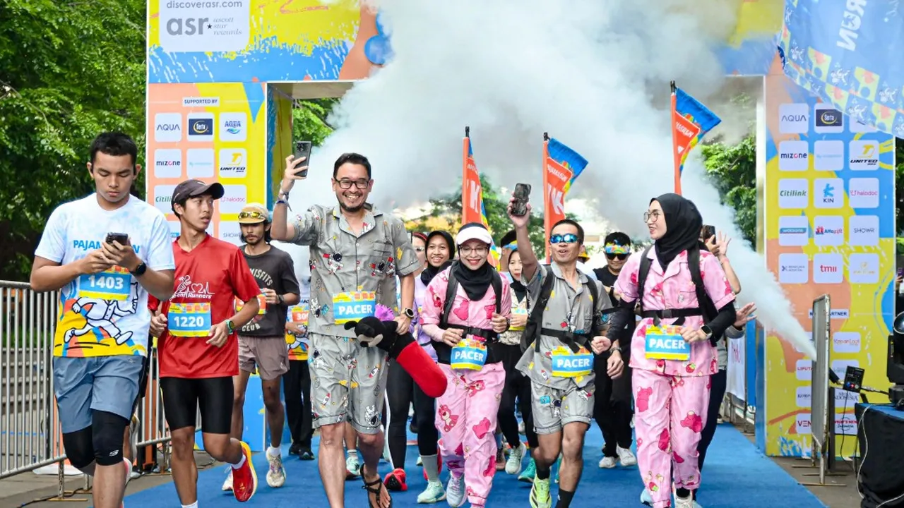 Ascott Indonesia Hadirkan PajamASRun 2025, Lebih dari 1.000 Pelari Berlari dengan Piyama