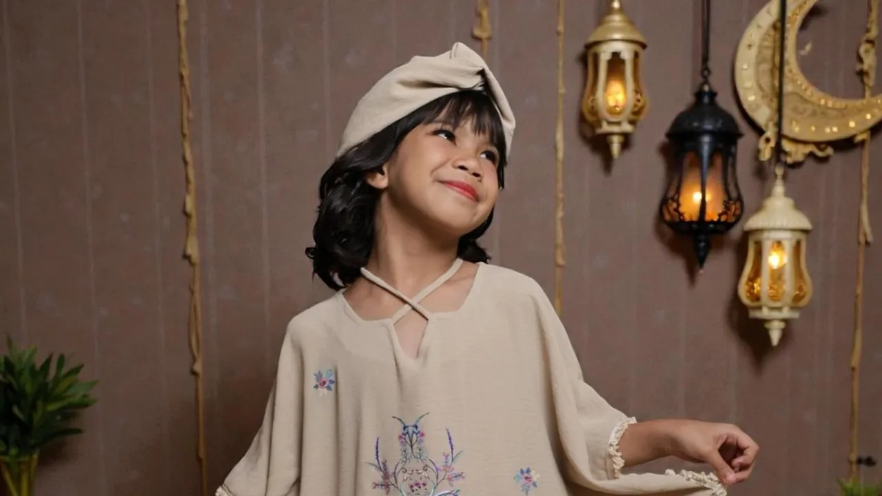 Ashrenia Syeikha Anak Randy Eks Repvblik Luncurkan Lagu 'Senyum Ramadhan'