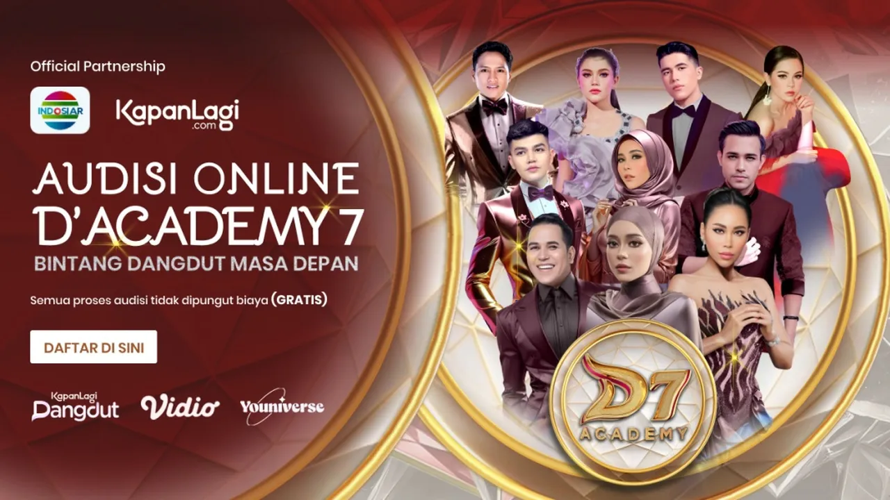 Audisi Online D'Academy 7 Sudah Dibuka, Berikut Tutorial Pendaftarannya