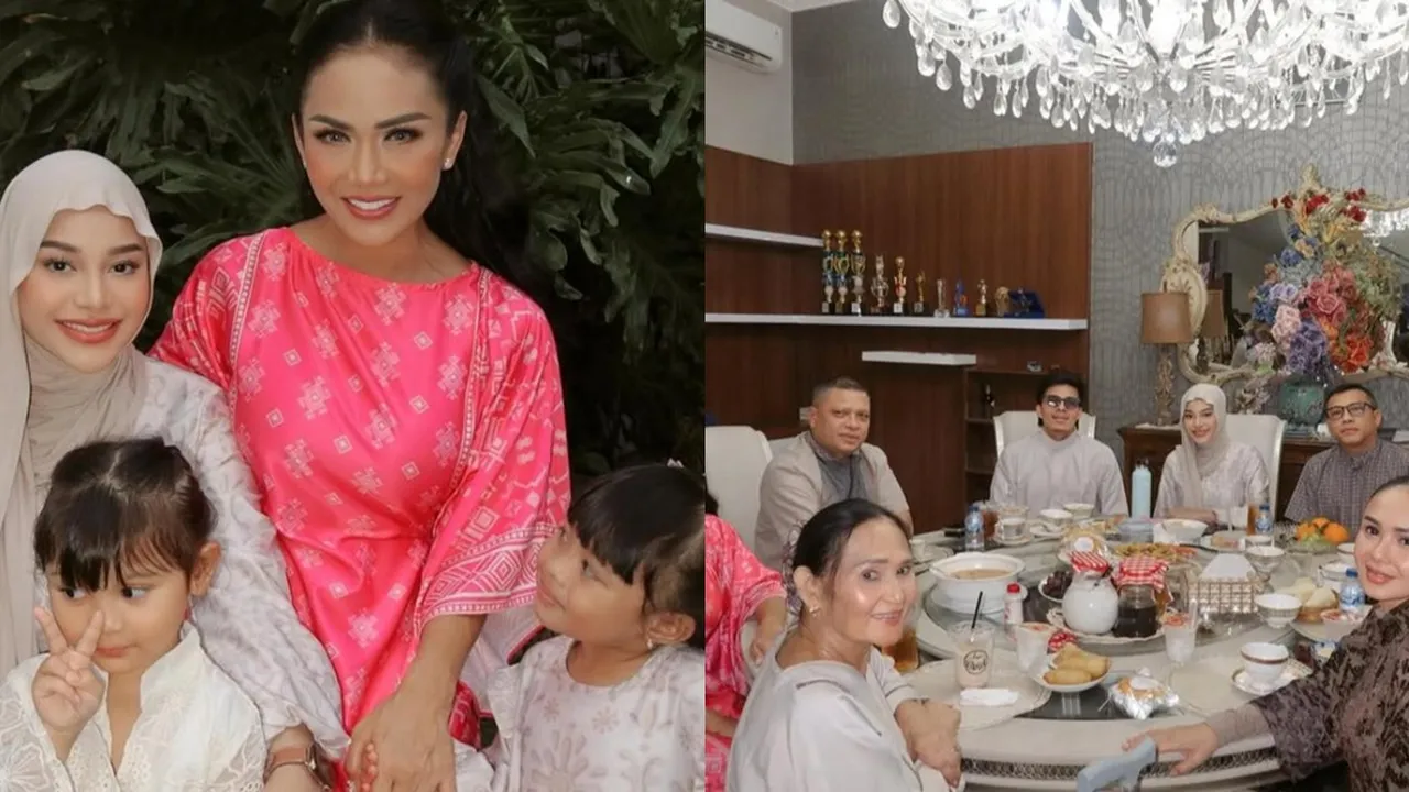 Aurel Hermansyah Rayakan Buka Puasa Bersama Krisdayanti dan Ashanty, Ini Momen Keakrabannya!