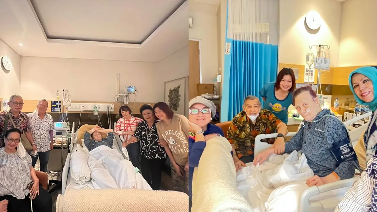 Ayah Baim Wong Dirawat di RS, Dijenguk Para Sahabat dan Banjir Doa Dari Netizen