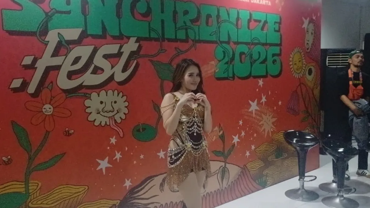 Ayu Ting Ting di Synchronize Fest 2026, Ditemani Kekasih