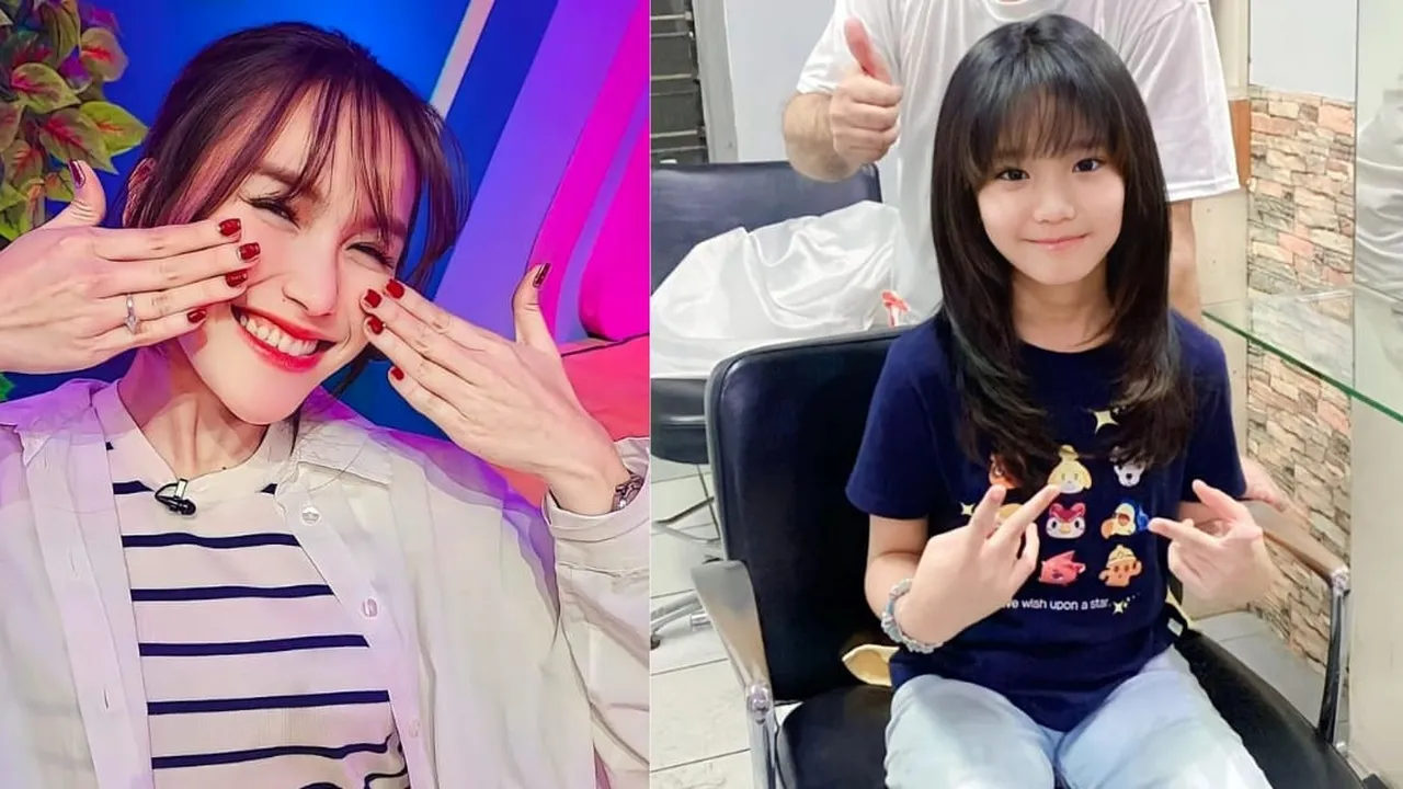 Ayu Ting Ting Sulap Rambut Sang Anak Jadi Lurus, Netizen Puji Bilqis Mirip Idol K-Pop