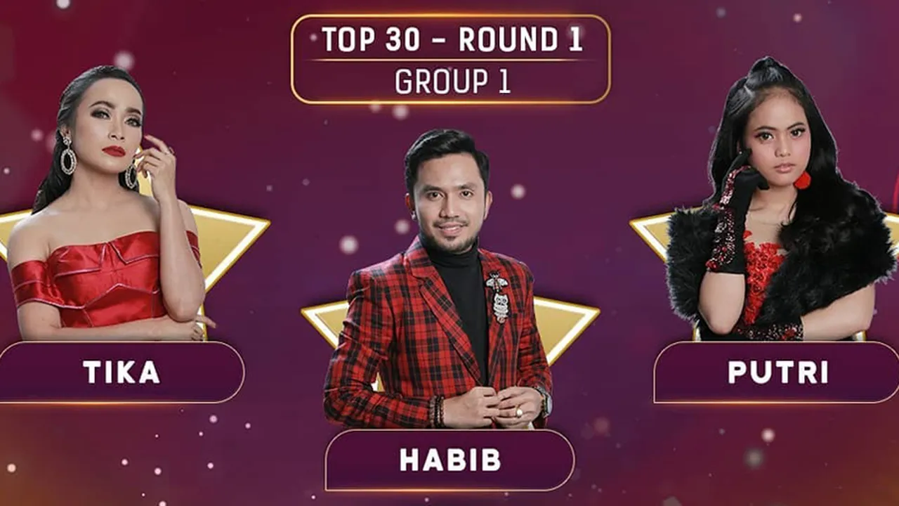 Babak Pertama Grup 1 D'Star Top 30: Putri Teratas, Tika Terendah
