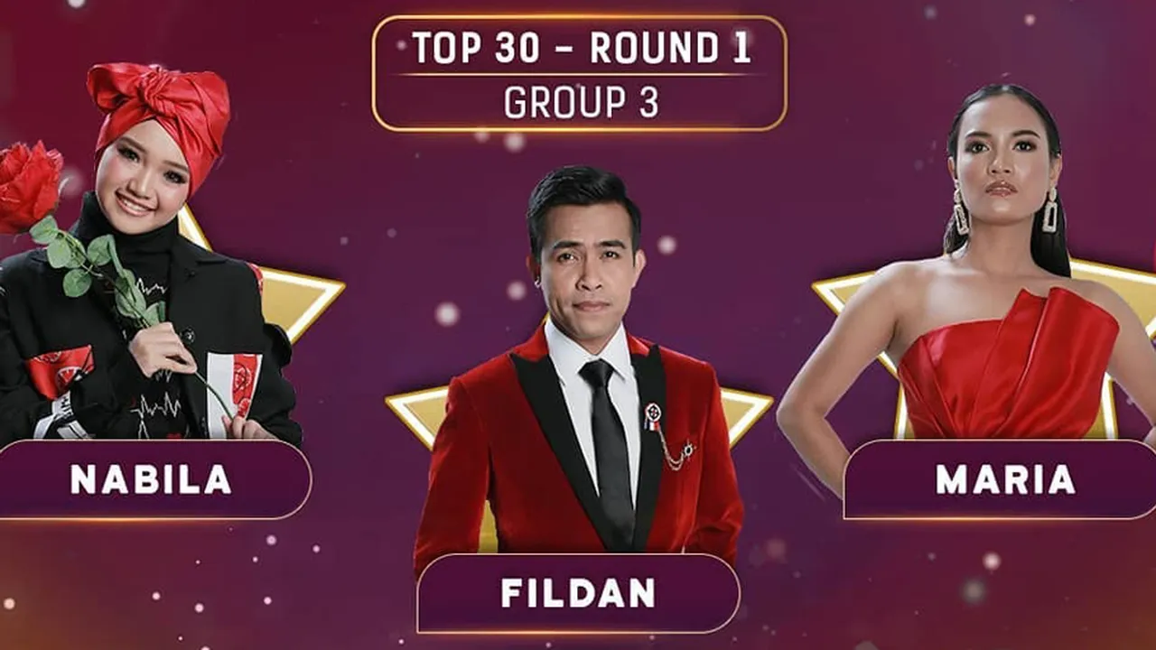 Babak Pertama Grup 3 Top 30 D'Star: Fildan Tertinggi, Nabila Terpuruk