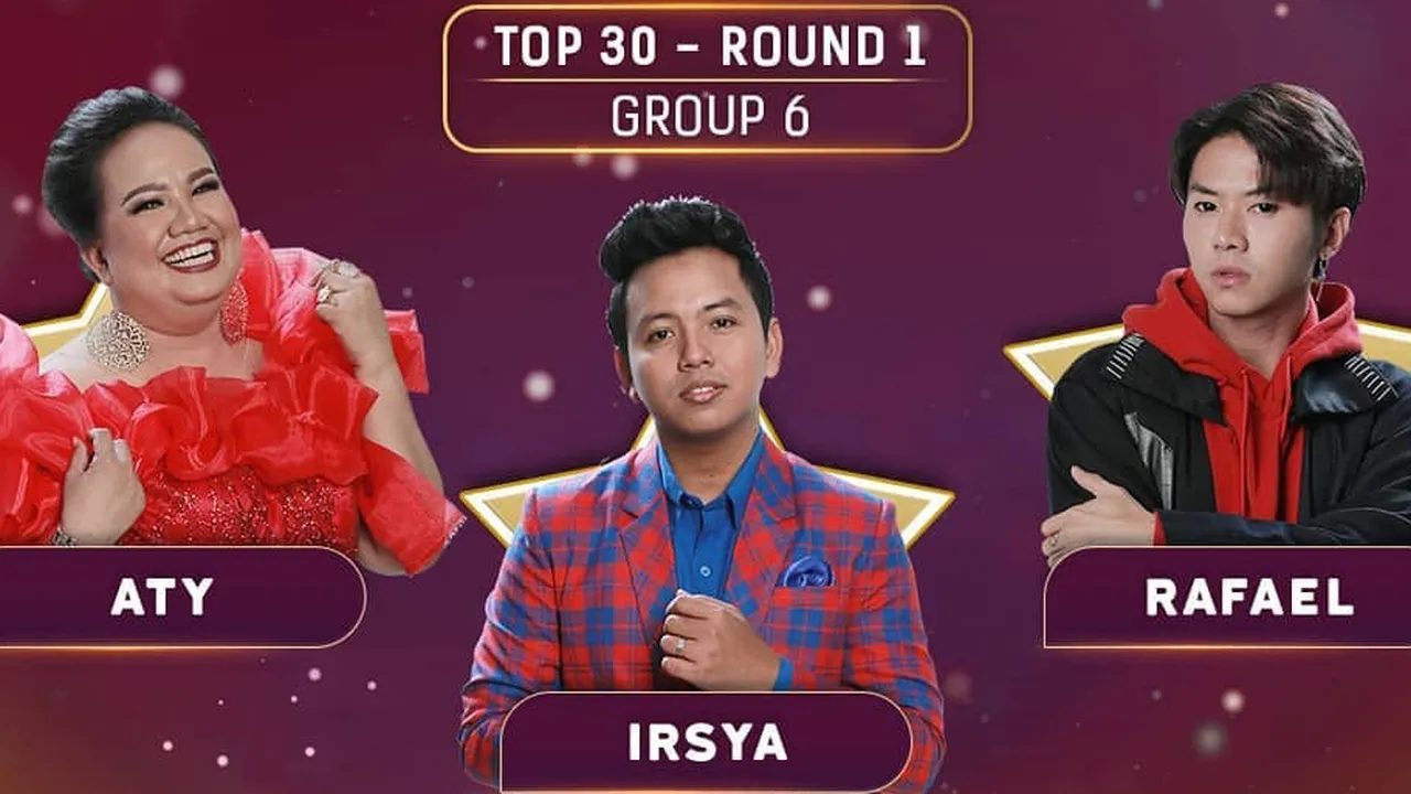 Babak Pertama Grup 6 Top 30 D'Star:  Irsya Tertinggi, Rafael Terendah
