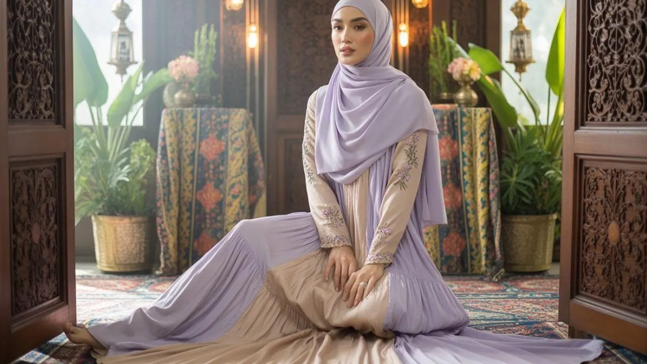 Bahan Gamis yang Adem Dipakai Saat Lebaran dan Cara Memilihnya Agar Tetap Nyaman Seharian