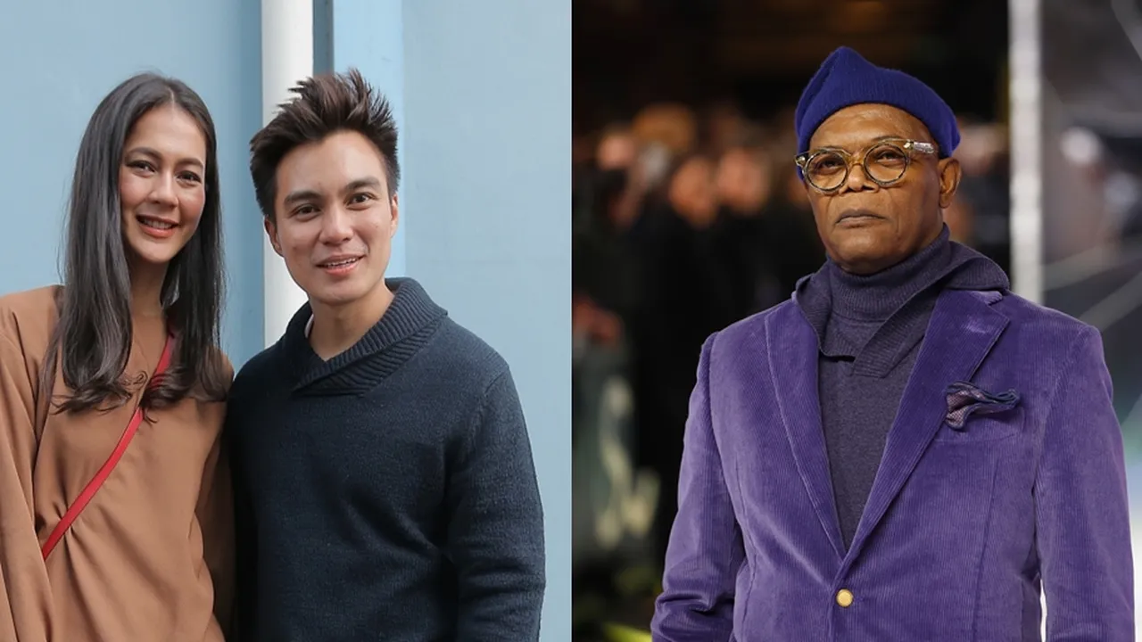Baim Wong dan Paula Verhoeven Foto Plus Ngevlog Bareng Samuel L Jackson!